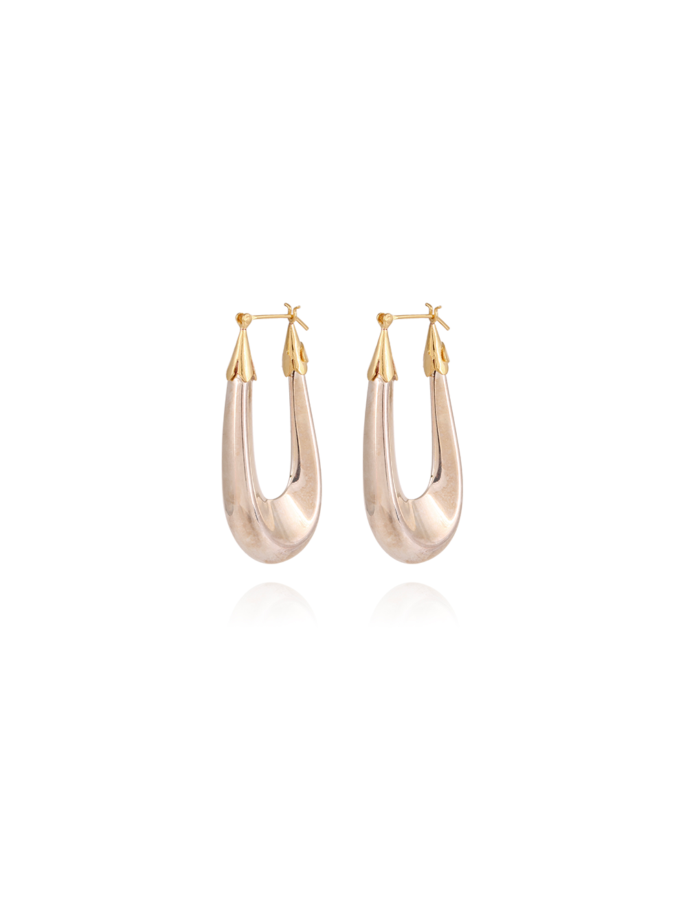 LARGE MODLE GOLD WHEEL EARRING