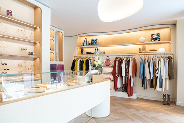 The renovation of the boutique on avenue George V