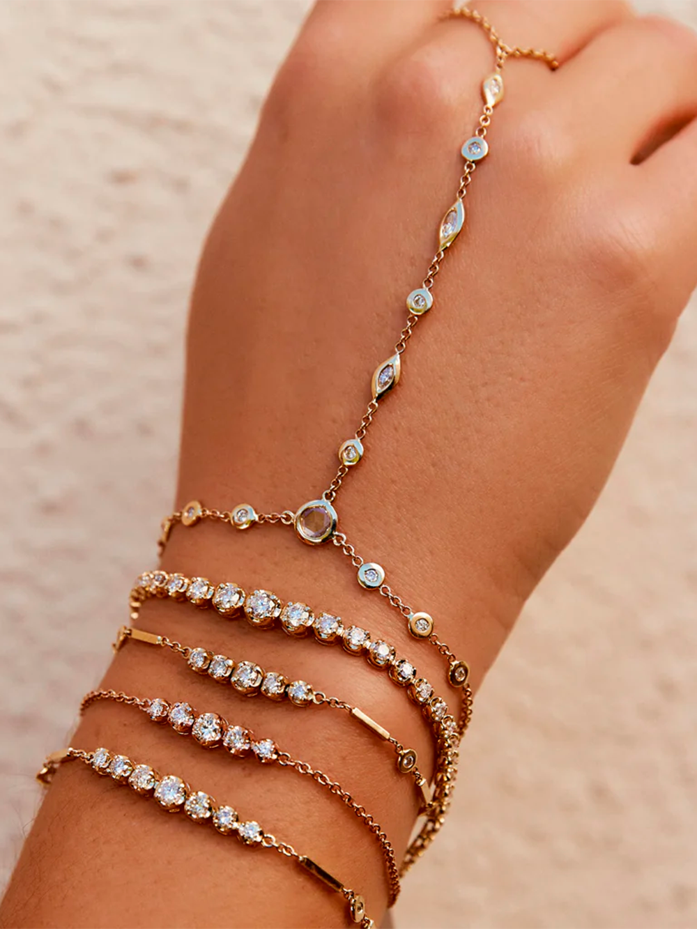 BRACELET 7 DIAMANTS