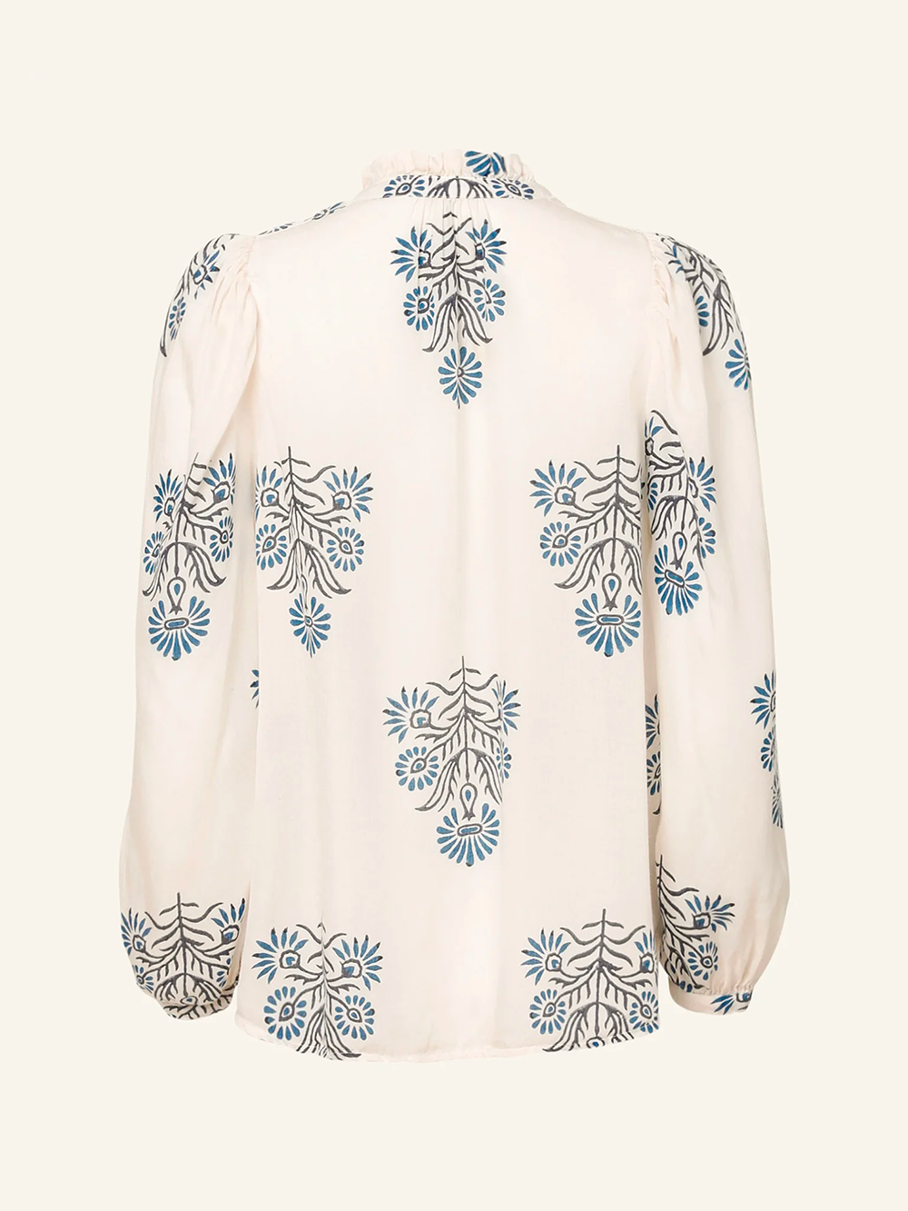 CHEMISE ANNABEL WHITE AND BLUE