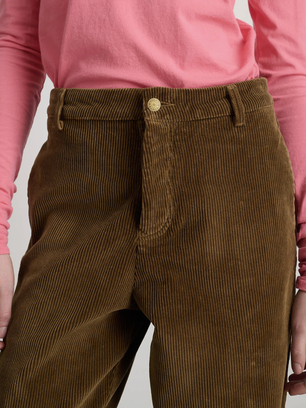 CHINO CAMEL EN VELOURS