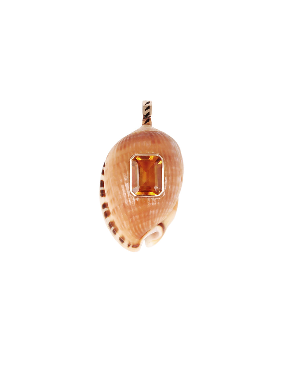 HORNED SHELL PENDANT