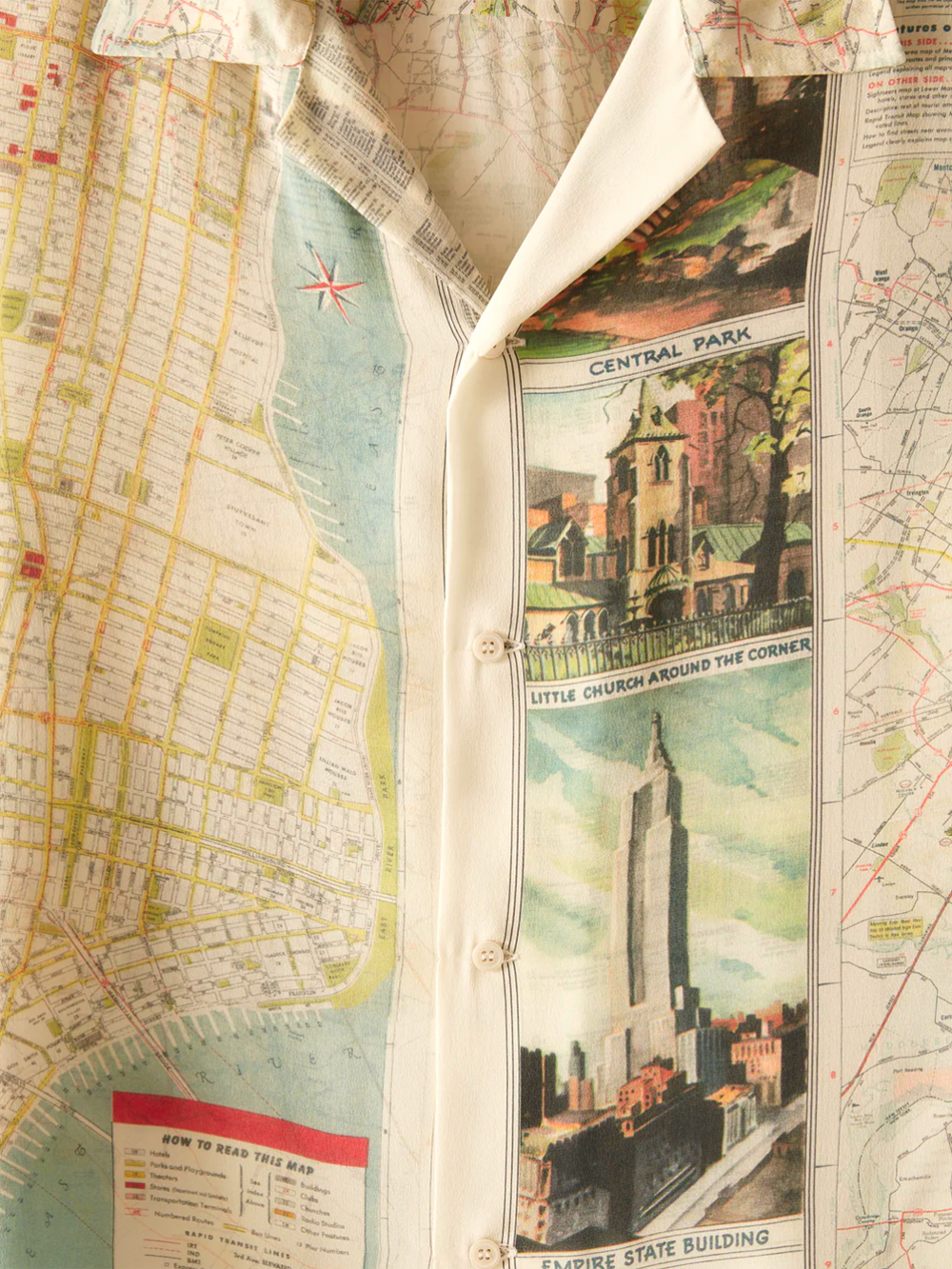 CHEMISE NEW YORK CITY MAP