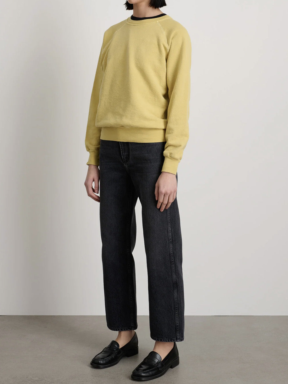 SWEATSHIRT CLOSE TO THE NECK MARIGOLD