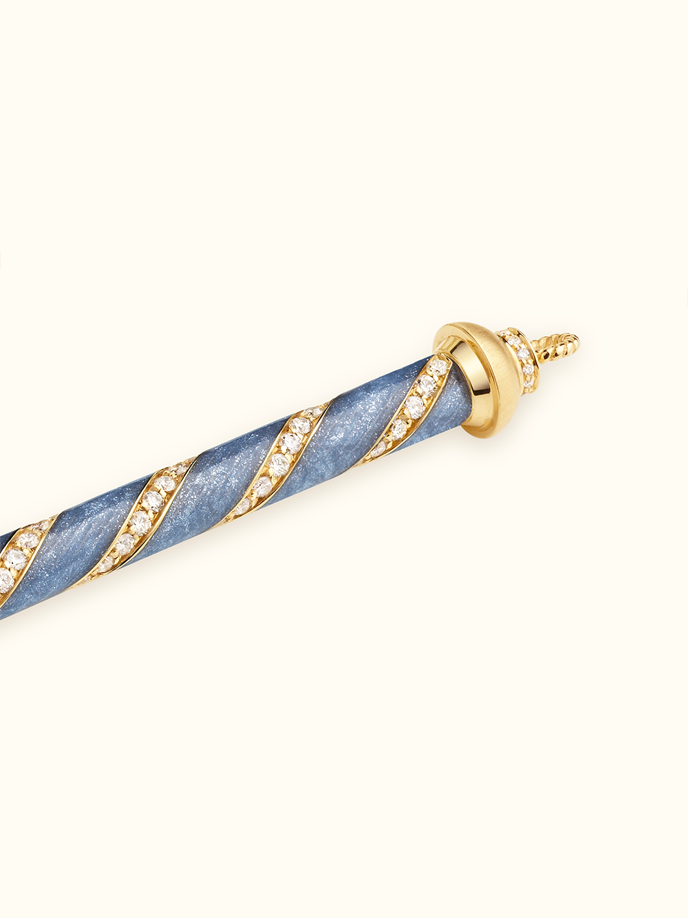 NECKLACE CANDY BLUE CANE