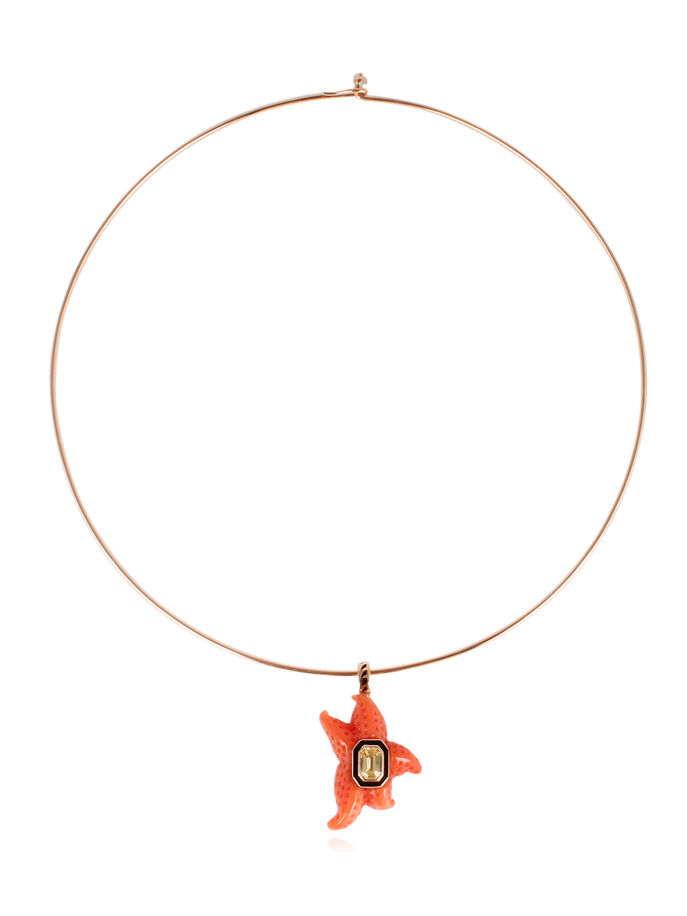 PENDENTIF ÉTOILE DE MER CORAIL