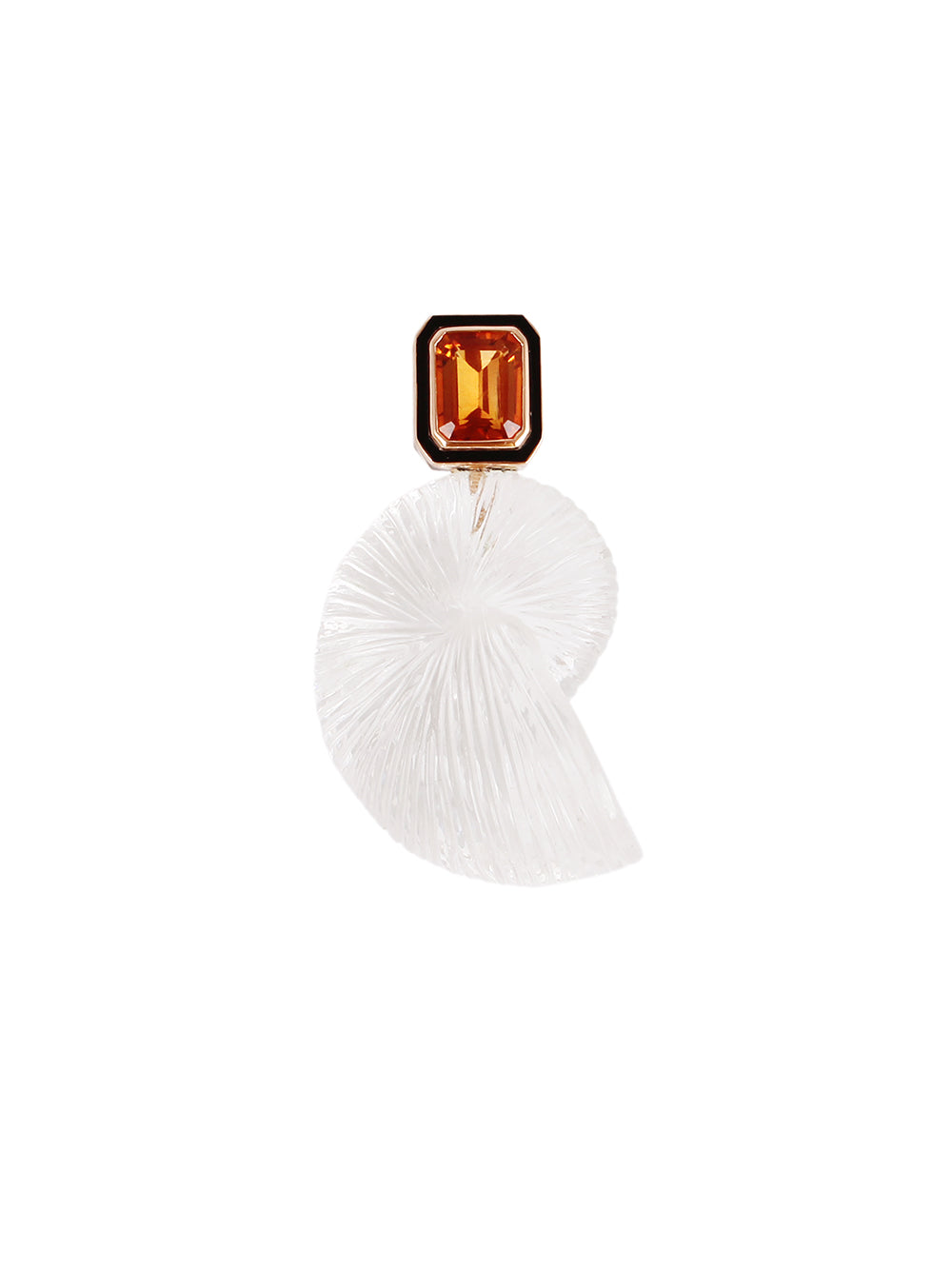 NAUTILUS CRYSTAL PENDANT