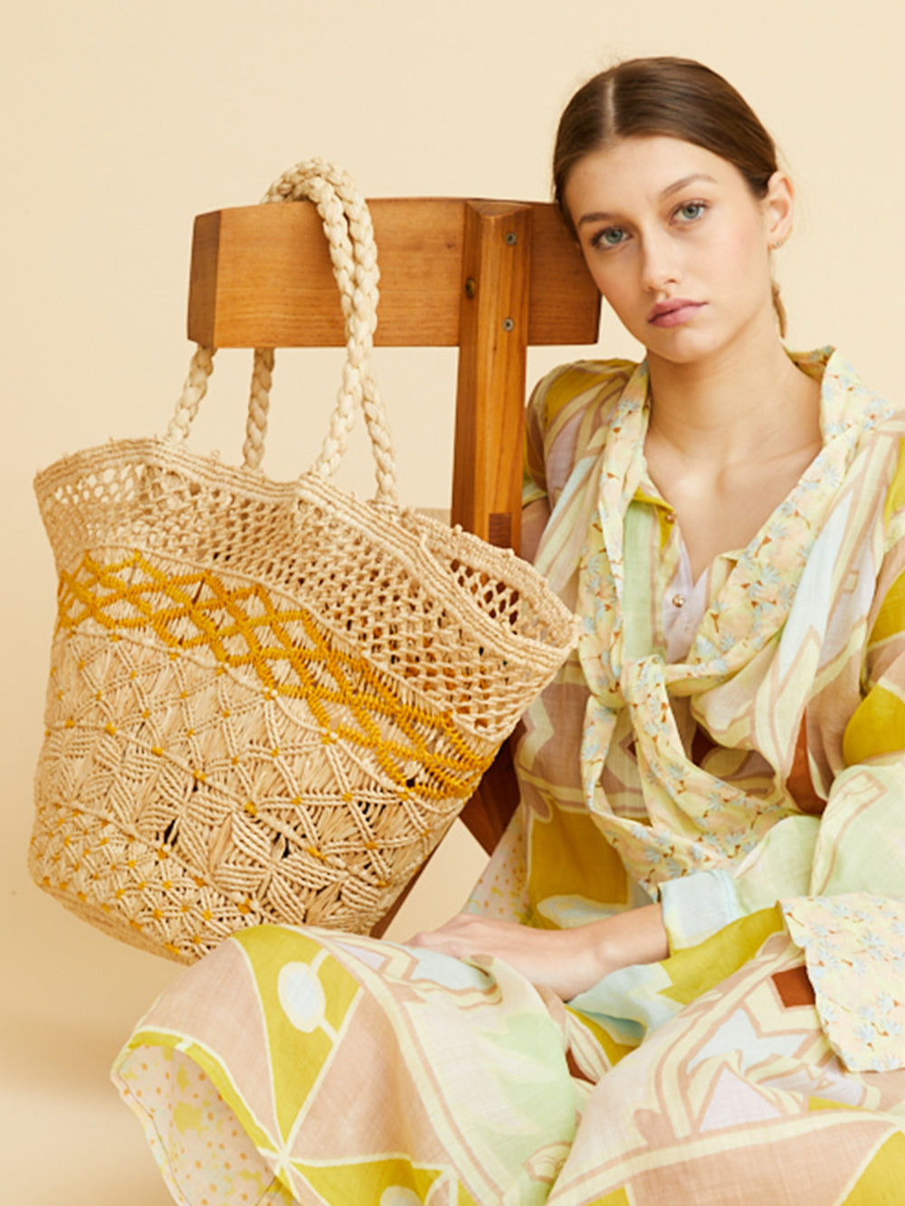 XL MIMOSA BASKET BAG