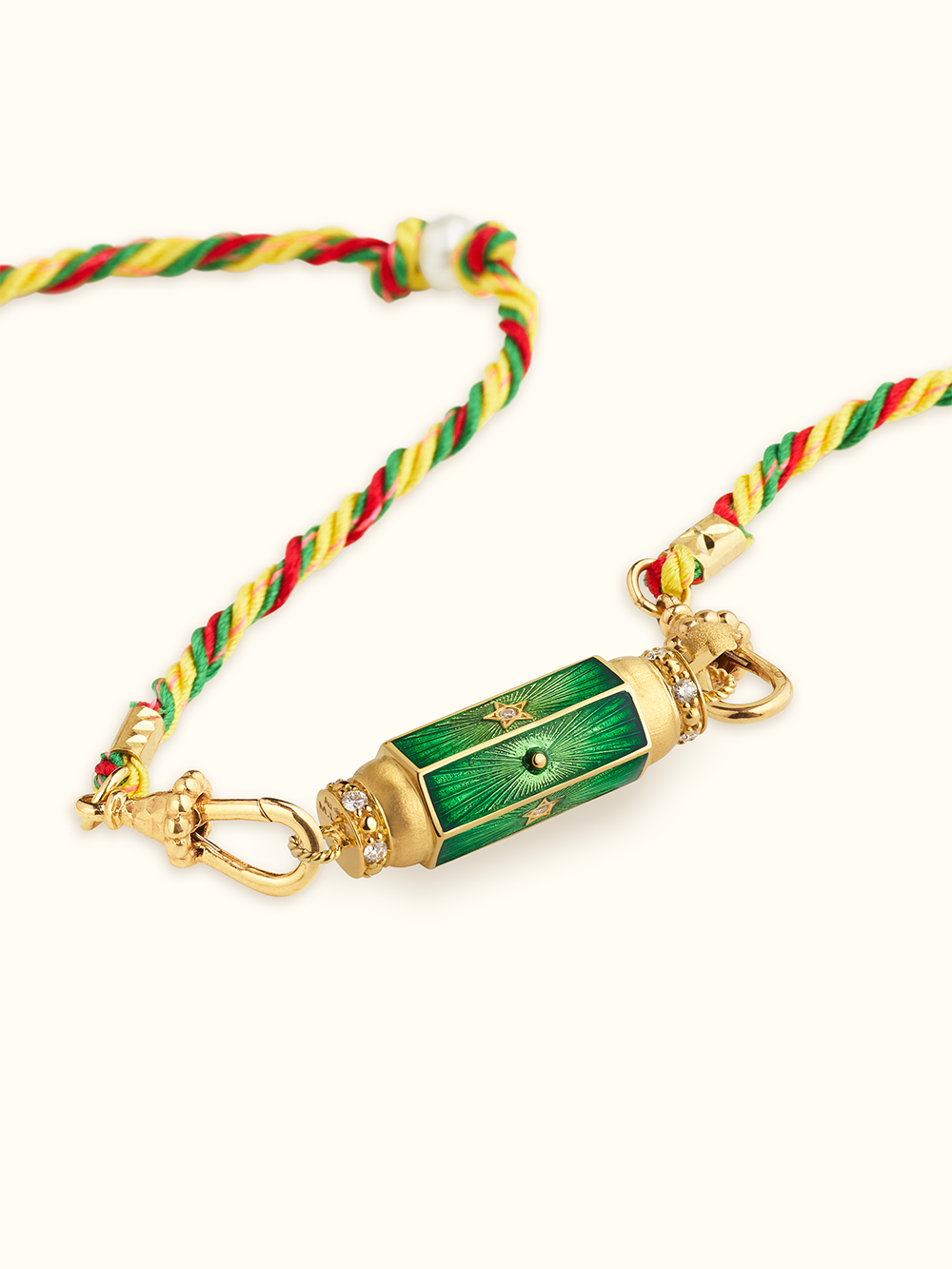BABY LOCKET COLLAR Green