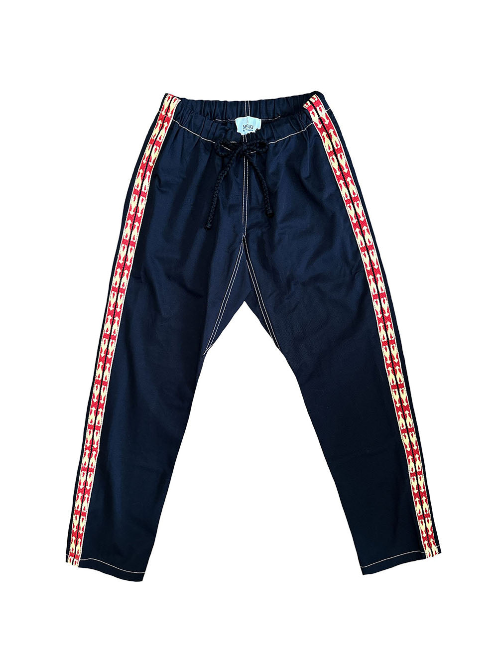 BLACK KIMONO PANTS