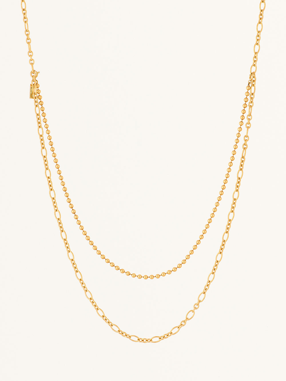 END CHAIN BALL 30 CM YELLOW GOLD