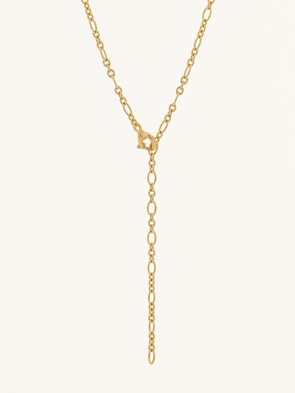 ALTERNATE CHAIN 47 CM YELLOW GOLD
