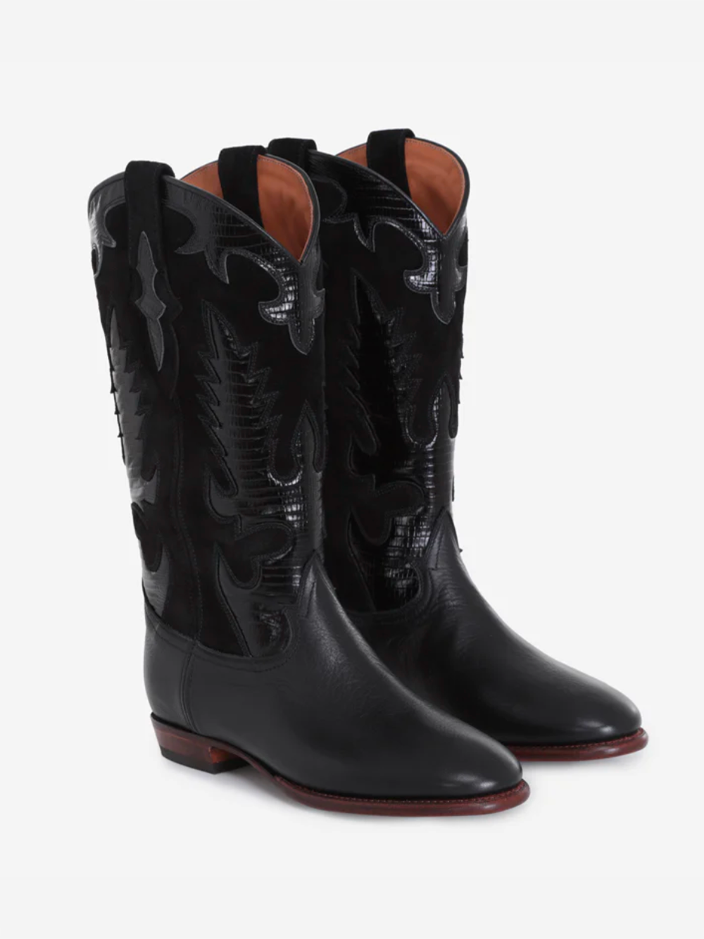 MIDNIGHT PATCHWORK BLACK SANTIAGS