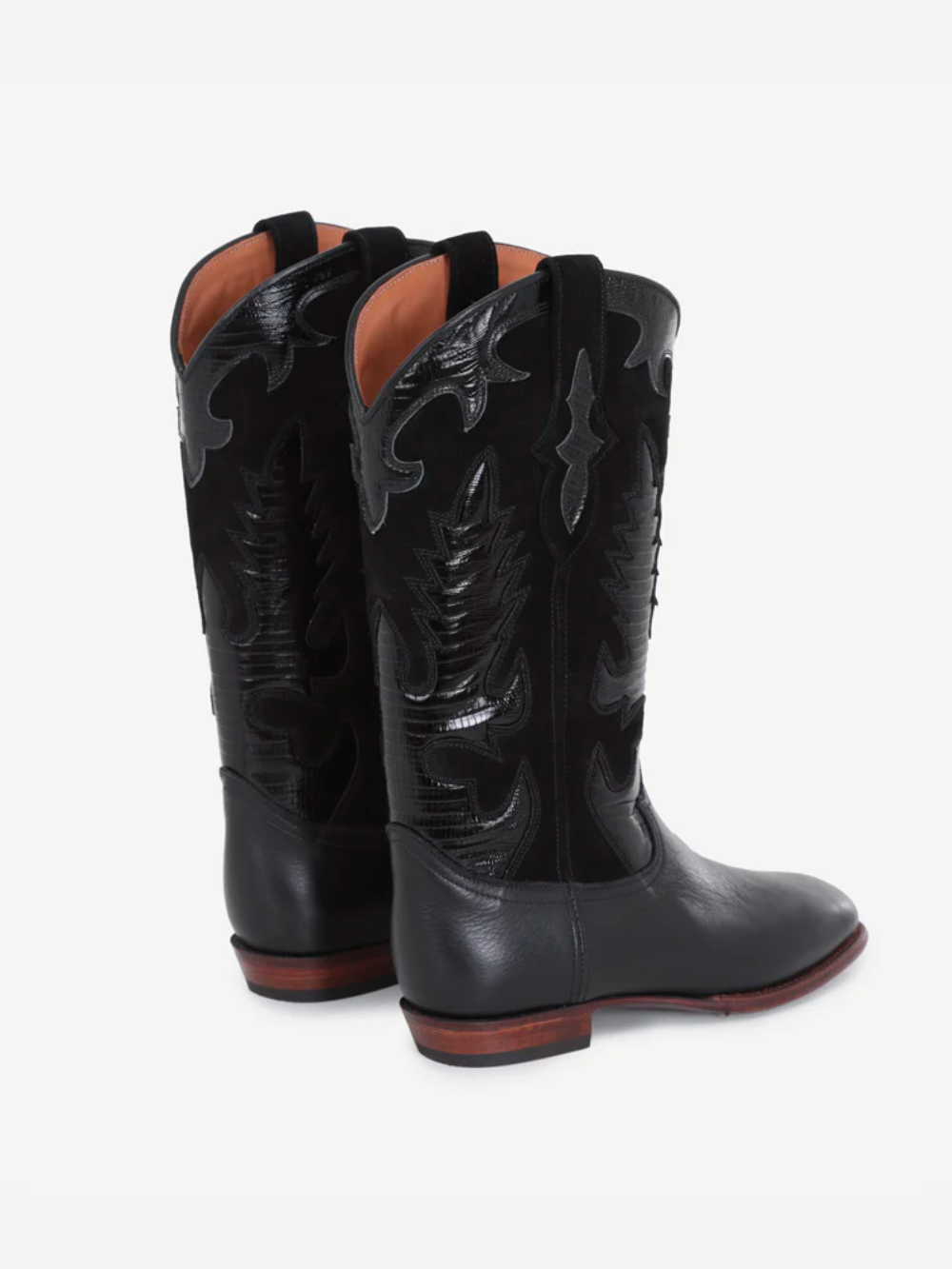 MIDNIGHT PATCHWORK BLACK SANTIAGS