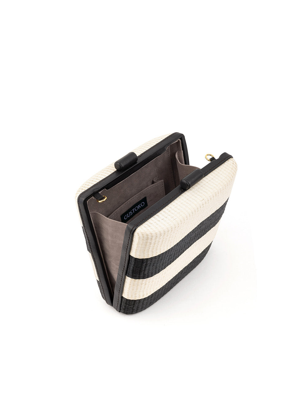 POCHETTE CAPARICA BLACK WHITE