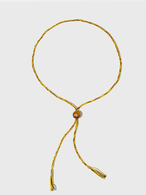 NECKLACE PERLE ODT LEARN YELLOW