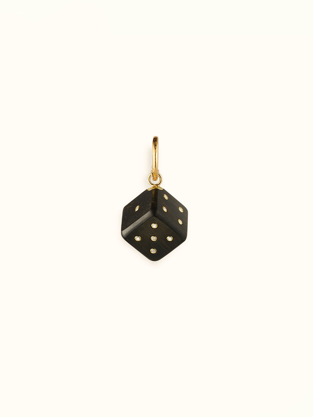 PENDENTIF DADO EBONY 13 MM