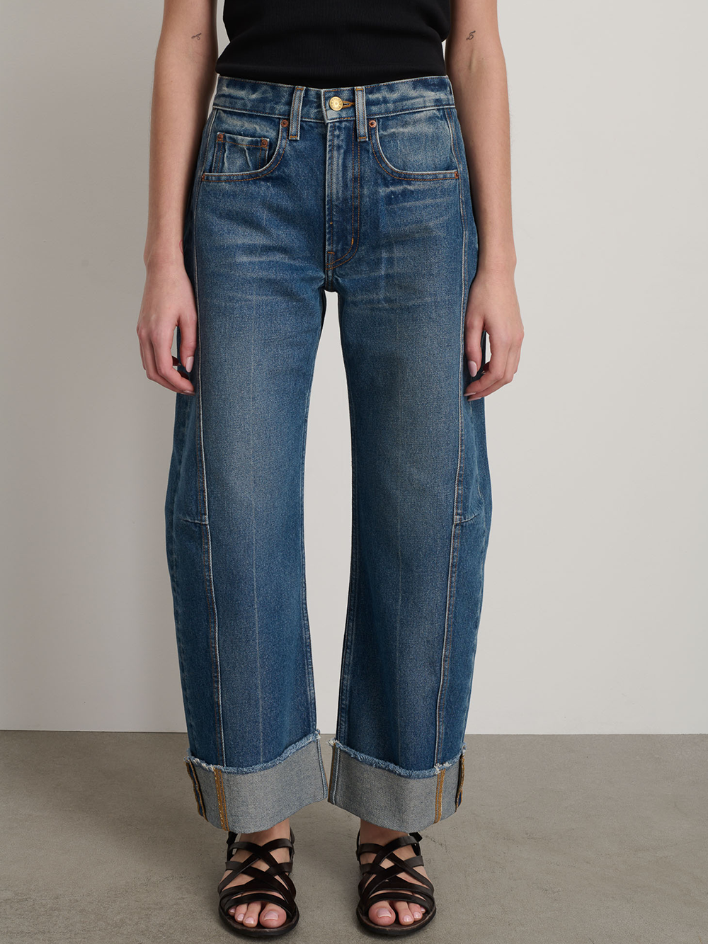 RELAXED CUFFED LASSO VISTA BLUE JEANS