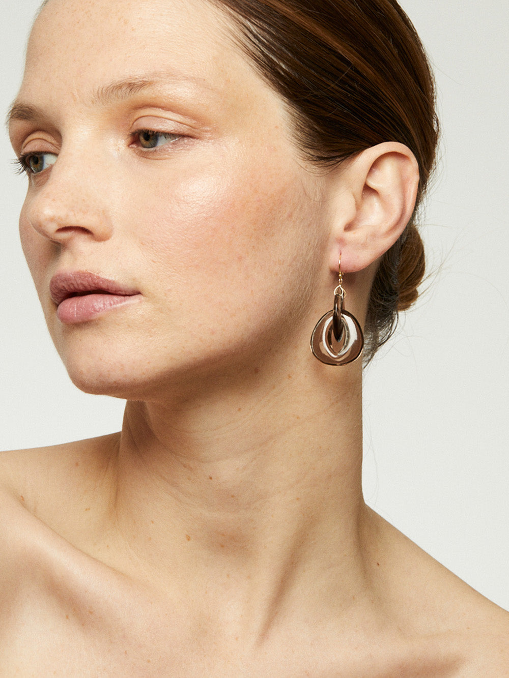 PEACOCK EYE SMOKY QUARTZ EARRINGS