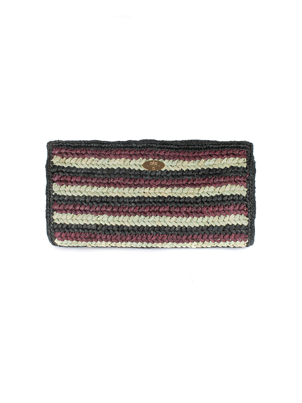 POCHETTE UPTOWN RAPHIA INDIGO