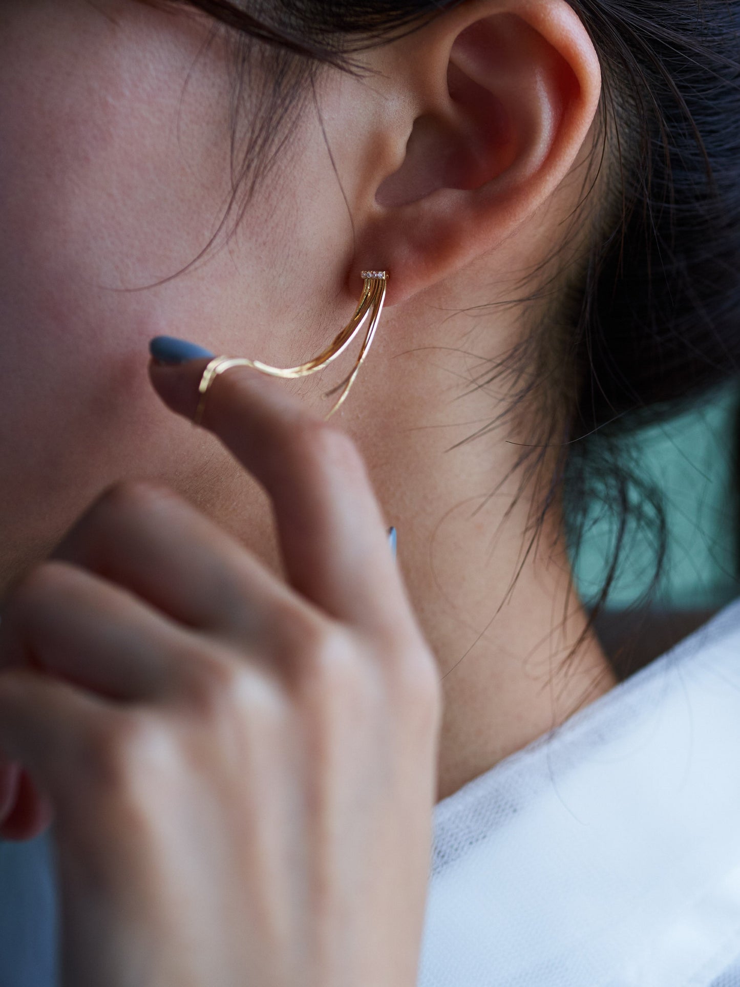 EXTRA LONG FRINGE EARRINGS