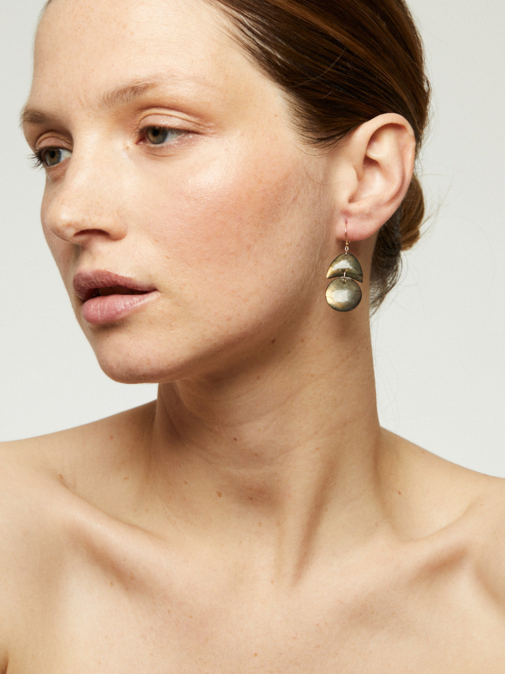 SMALL TREE LABRADORITE EARRINGS
