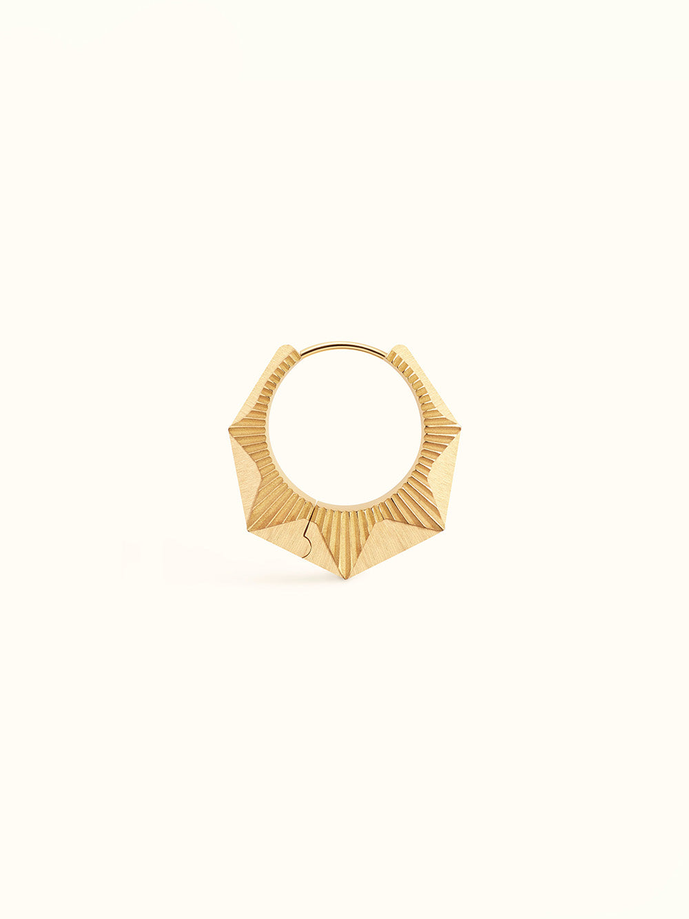 NYC EARRING LARGE MODEL YELLOW GOLD
