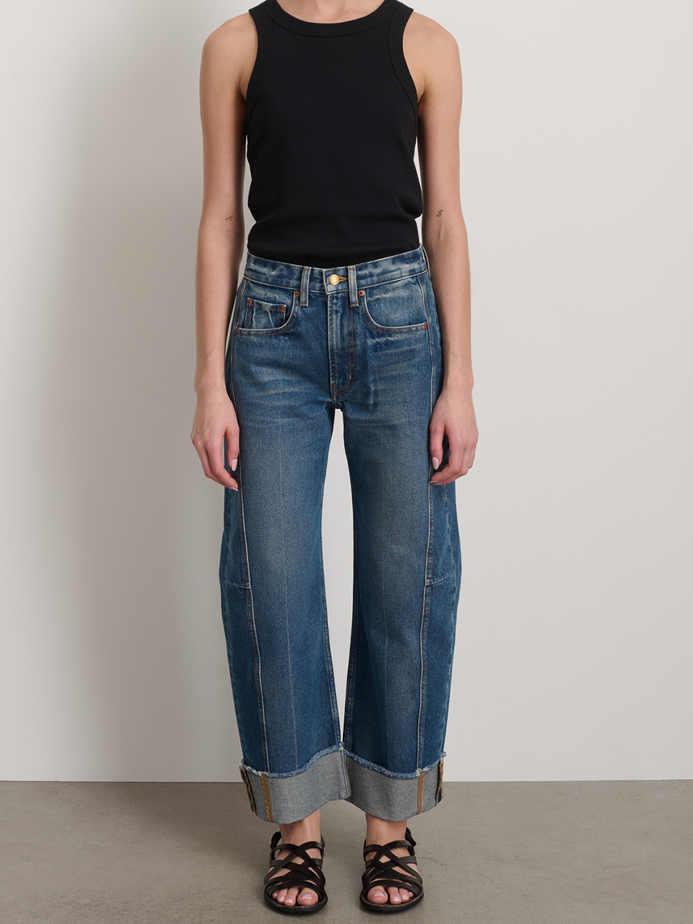 RELAXED CUFFED LASSO VISTA BLUE JEANS