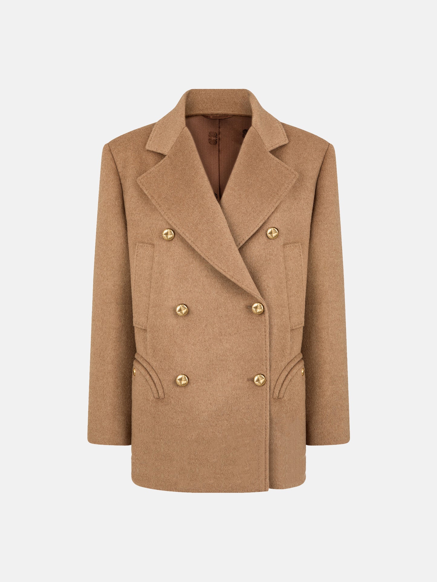 SEALADY MYLIUS CAMEL COAT