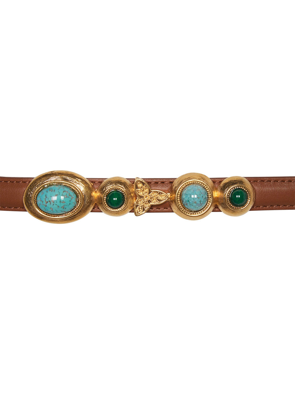 EARTH NARROW BROWN BELT