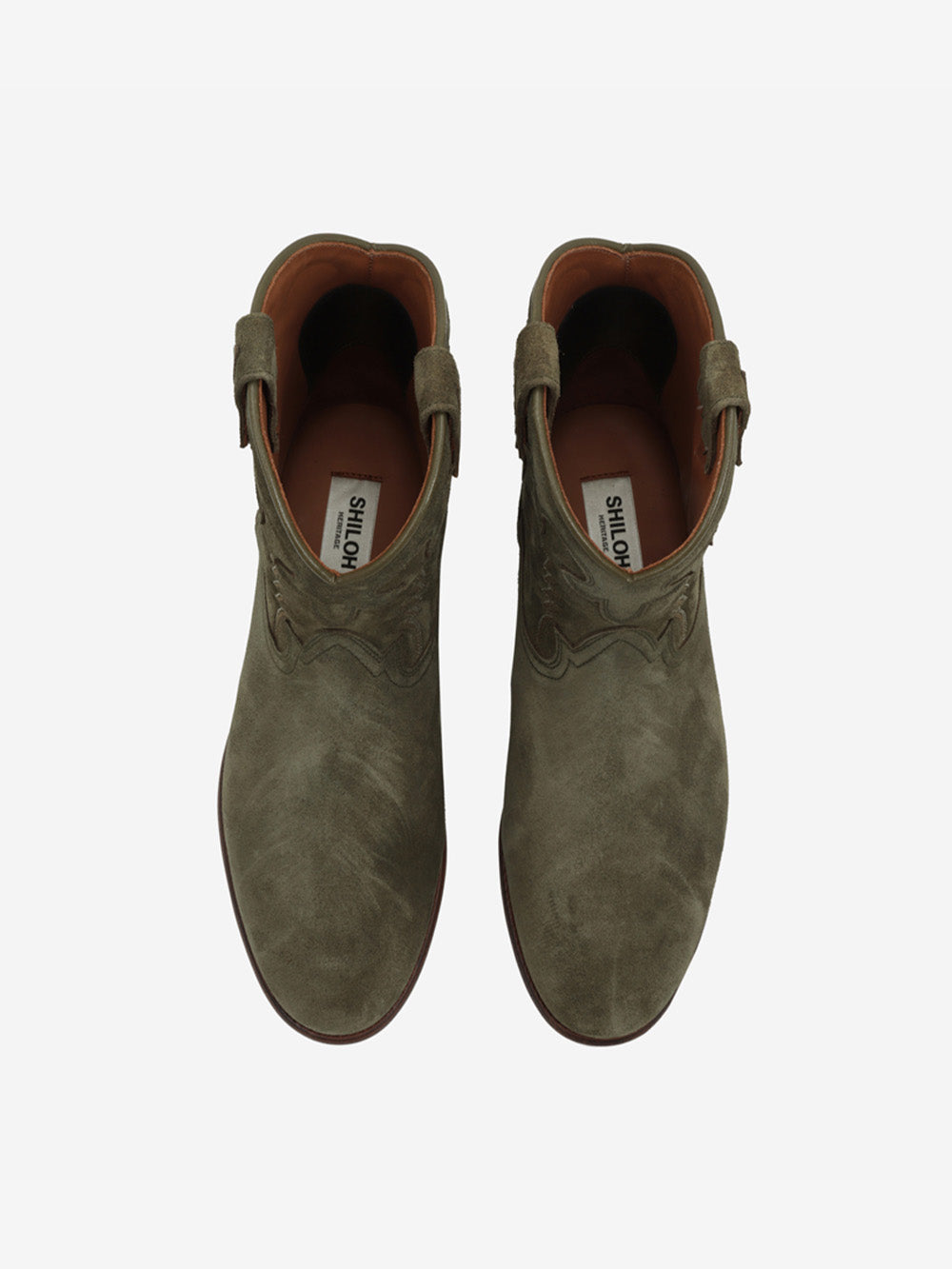 EARLY MIDNIGHT OLIVE ANKLE BOOTS