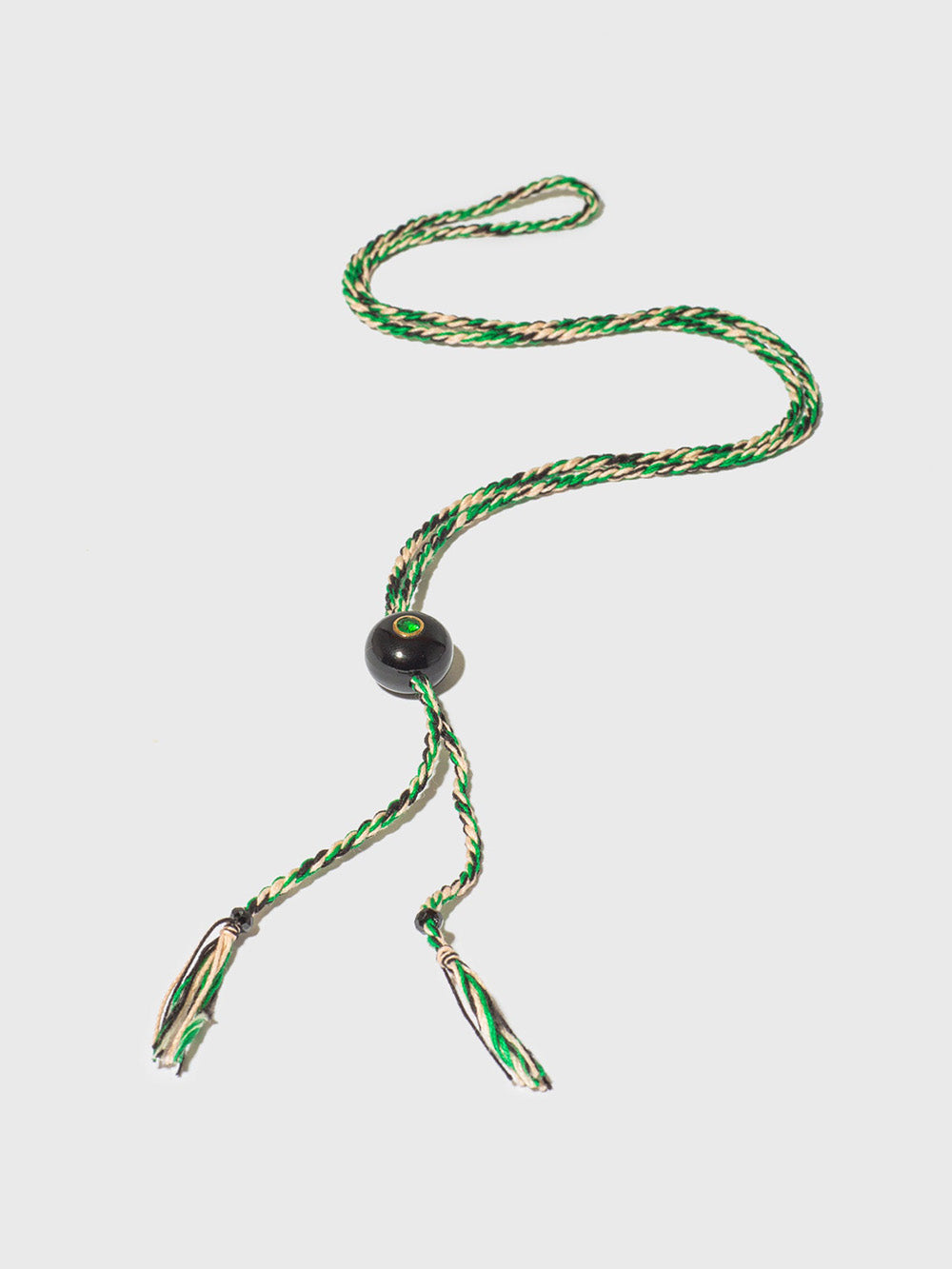 CANDY ONYX AND TSAVORITE NECKLACE