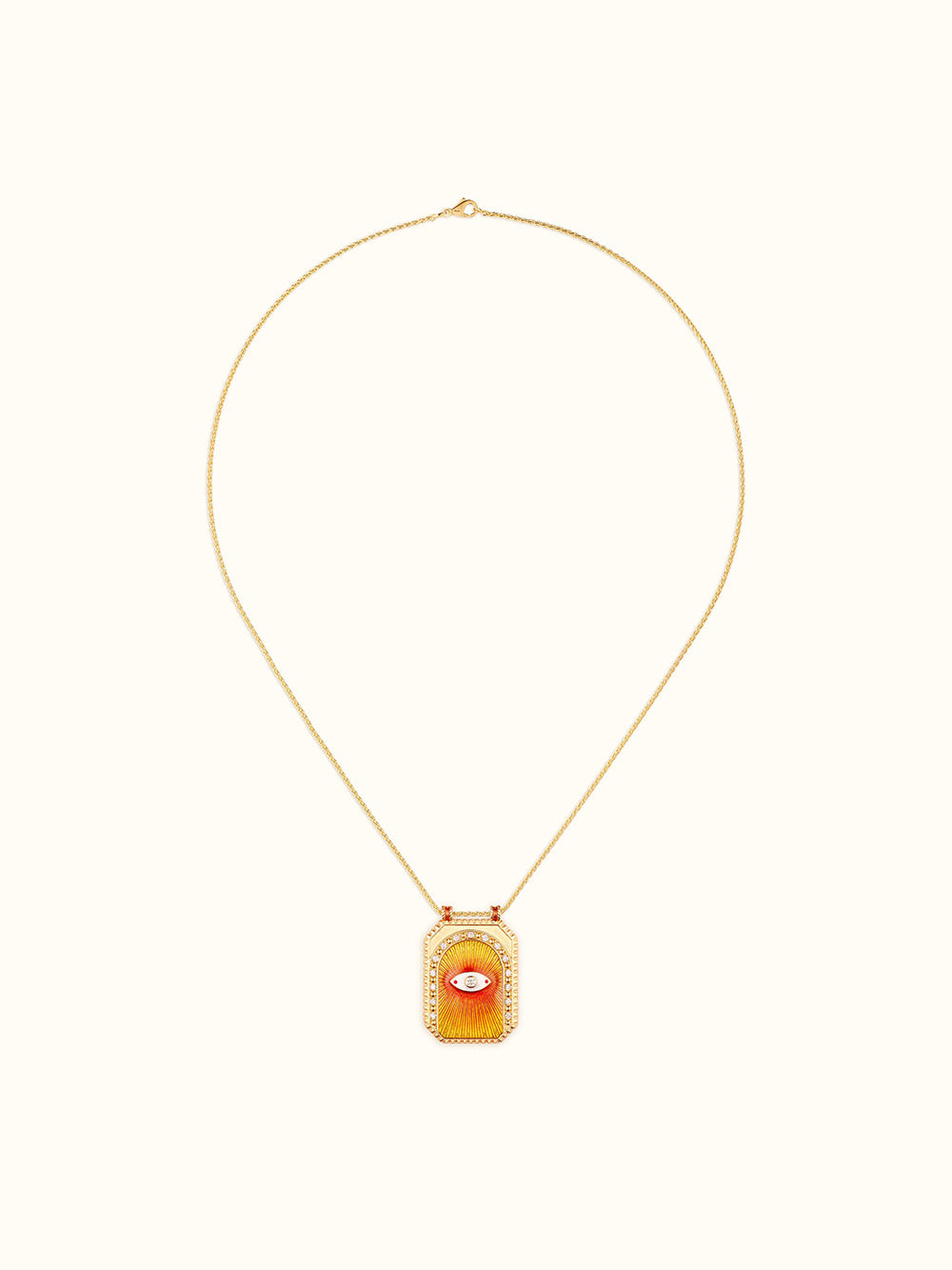 COLLIER SCAPULAIRE EYE PROTECT ORANGE