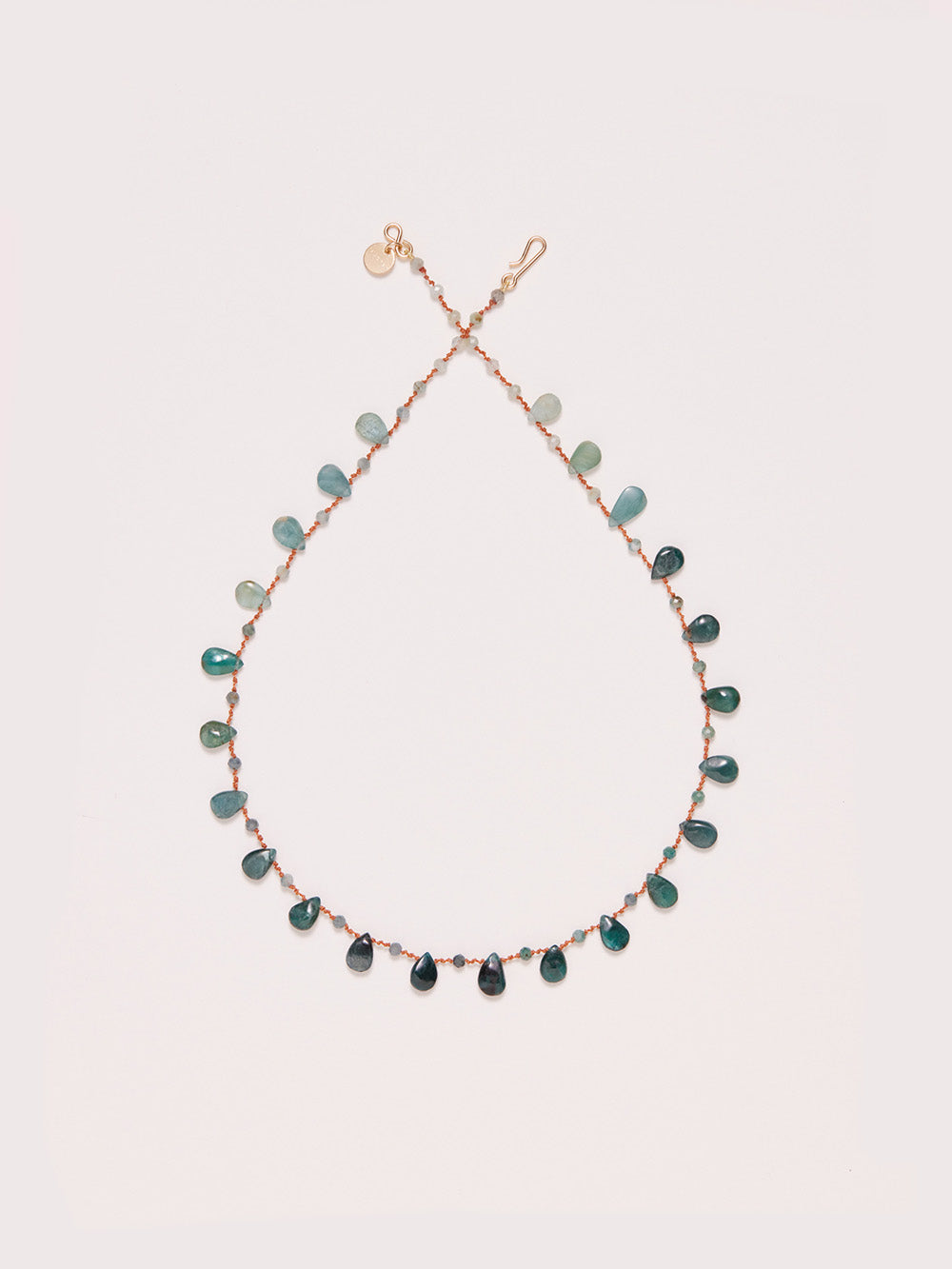 COLLIER OSPREY DROPS & BEADS GRANDIDIERITE