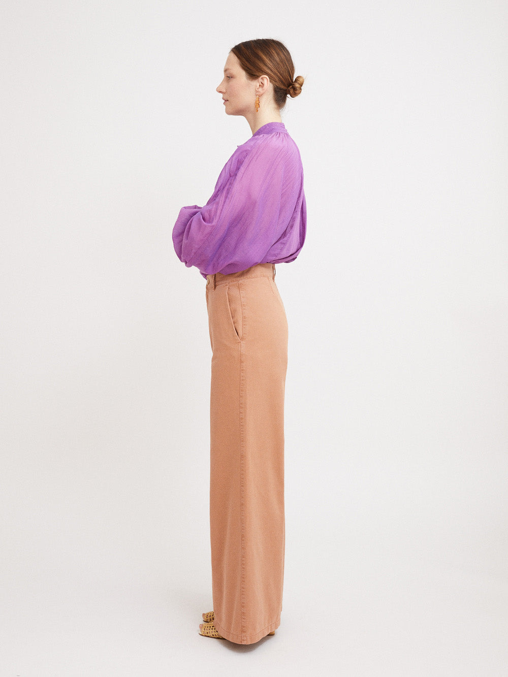 PANTALON OLD PEACH GABARDINE SWEET CHOCO