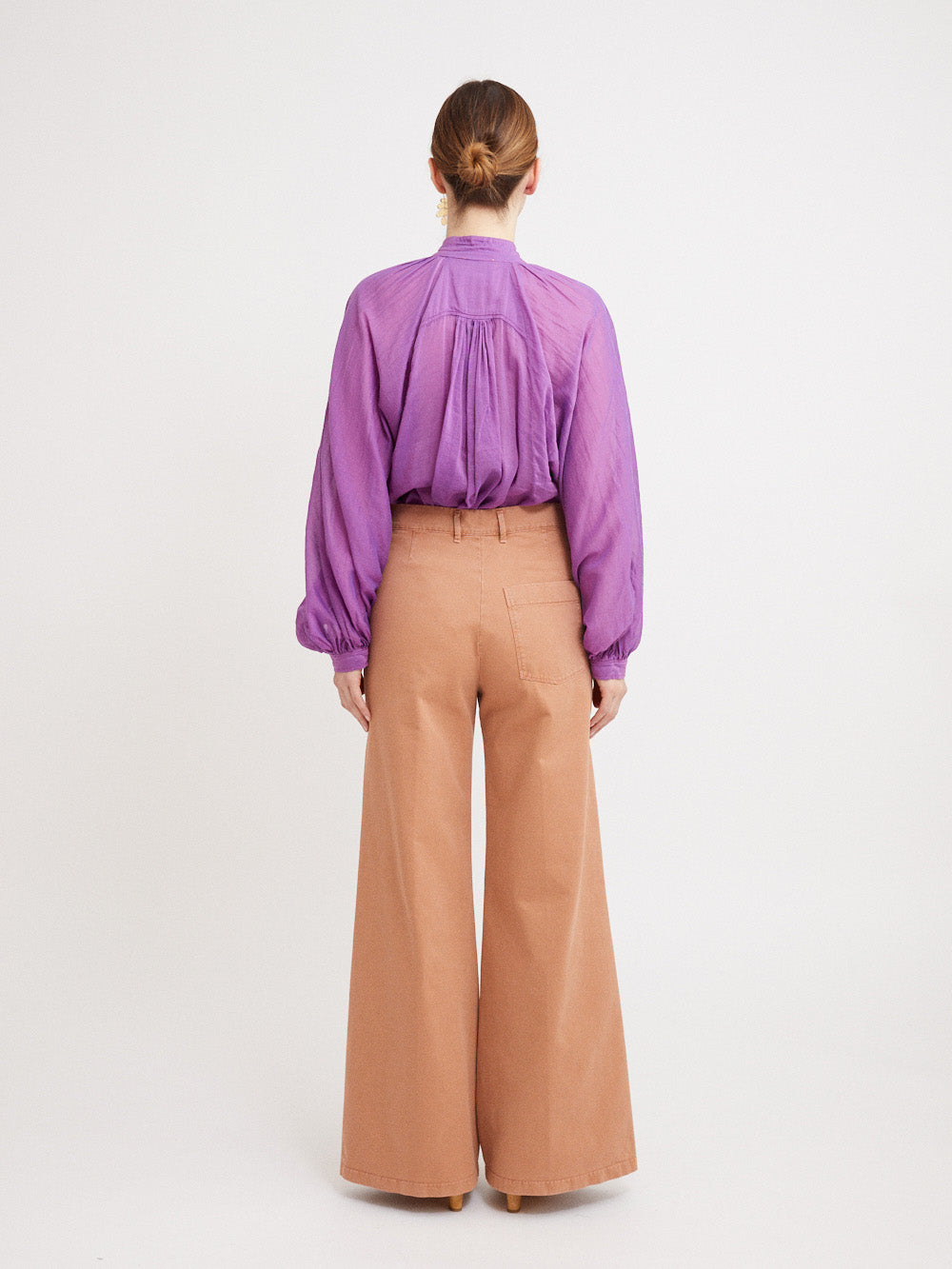 PANTALON OLD PEACH GABARDINE SWEET CHOCO