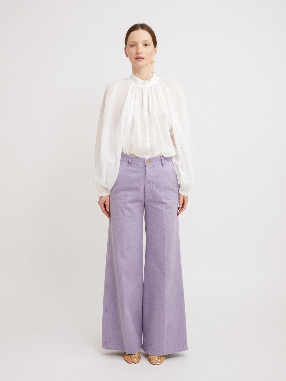 PANTALON OLD PEACH GABARDINE LAVANDE