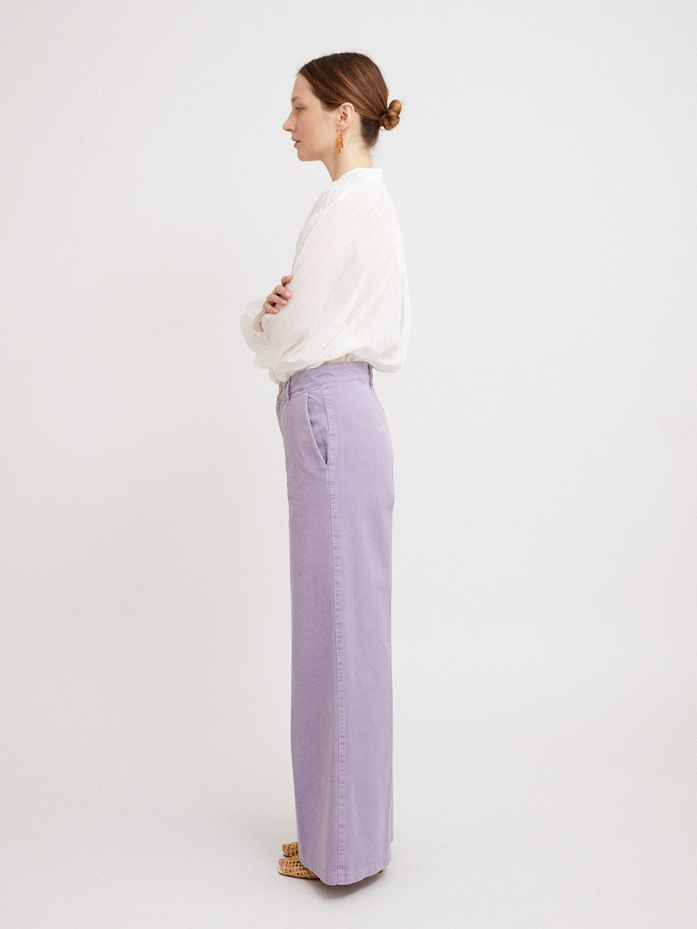 PANTALON OLD PEACH GABARDINE LAVANDE