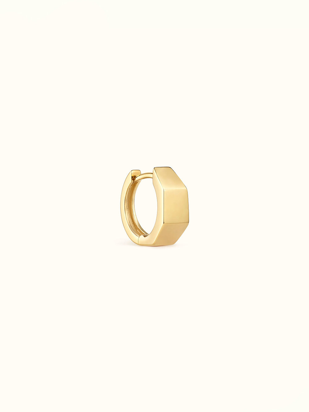 BOUCLE D'OREILLE ECROU SMALL OR JAUNE