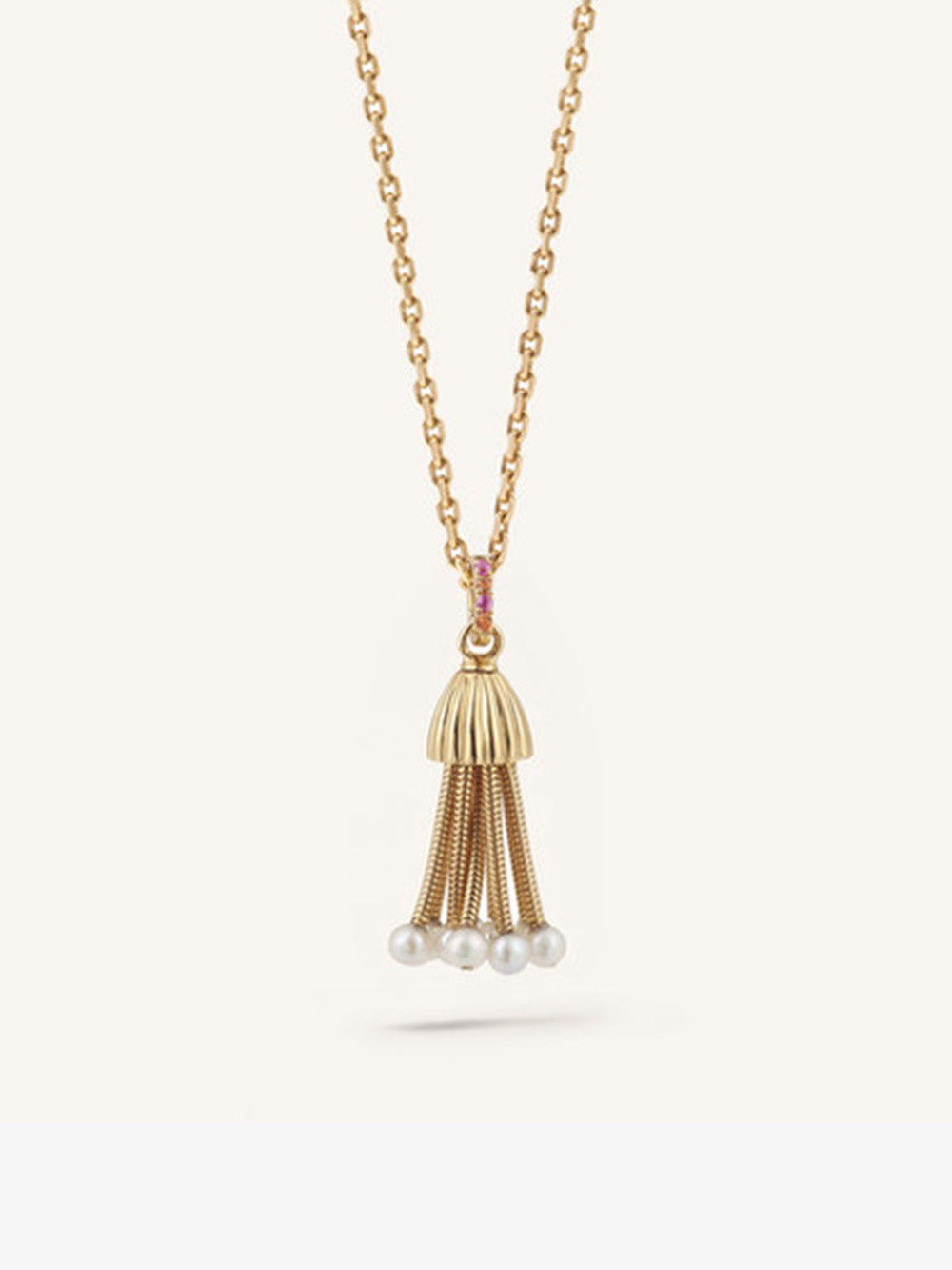 POLPO FRESHWATER PEARLS AND SAPPHIRE PENDANT