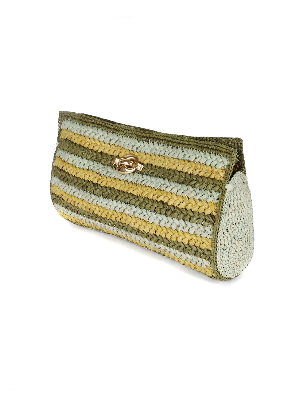UPTOWN CLUTCH BAG RAFFIA PRAIRIE