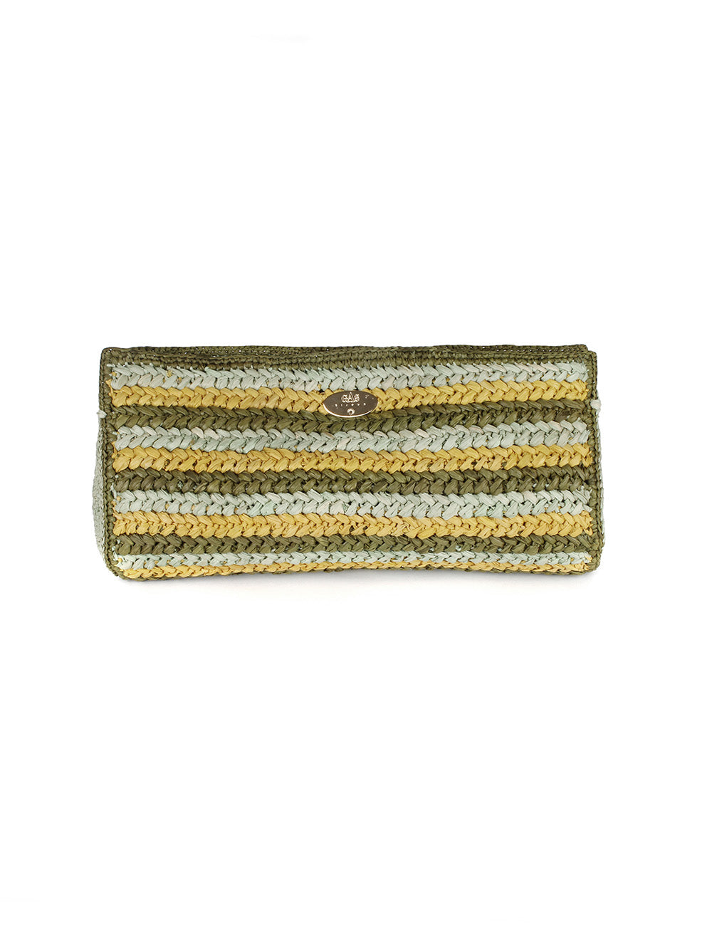 UPTOWN CLUTCH BAG RAFFIA PRAIRIE