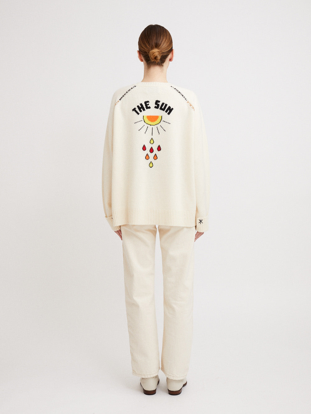 PULL CACHEMIRE SUN OFF WHITE