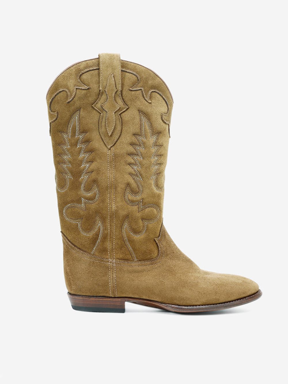 BOTTES SANTIAG MIDNIGHT EN DAIM CAMEL