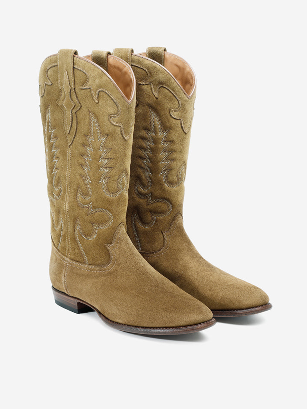 BOTTES SANTIAG MIDNIGHT EN DAIM CAMEL