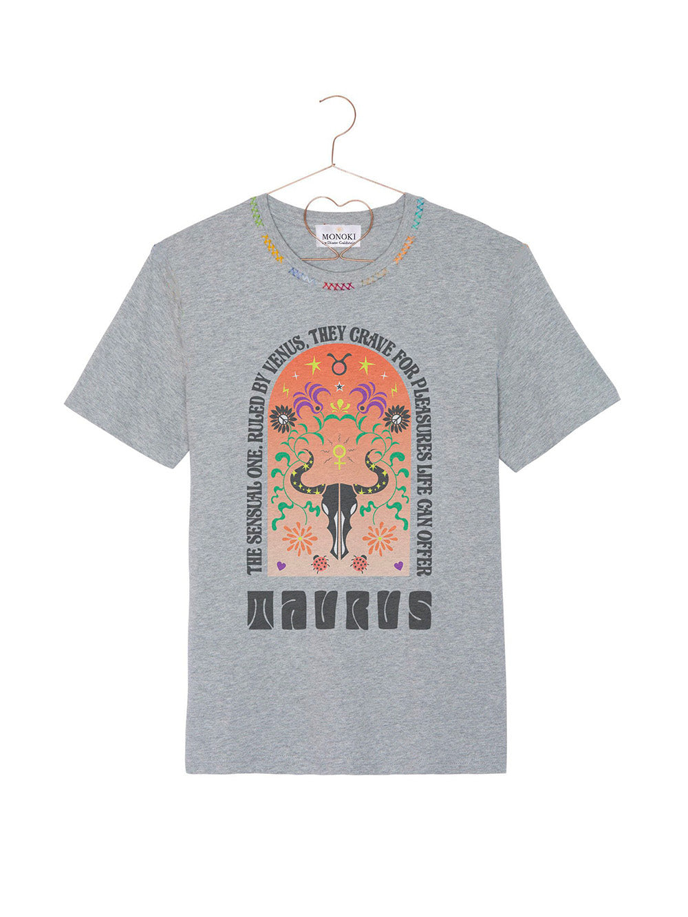 TAURUS GREY ASTRO T-SHIRT
