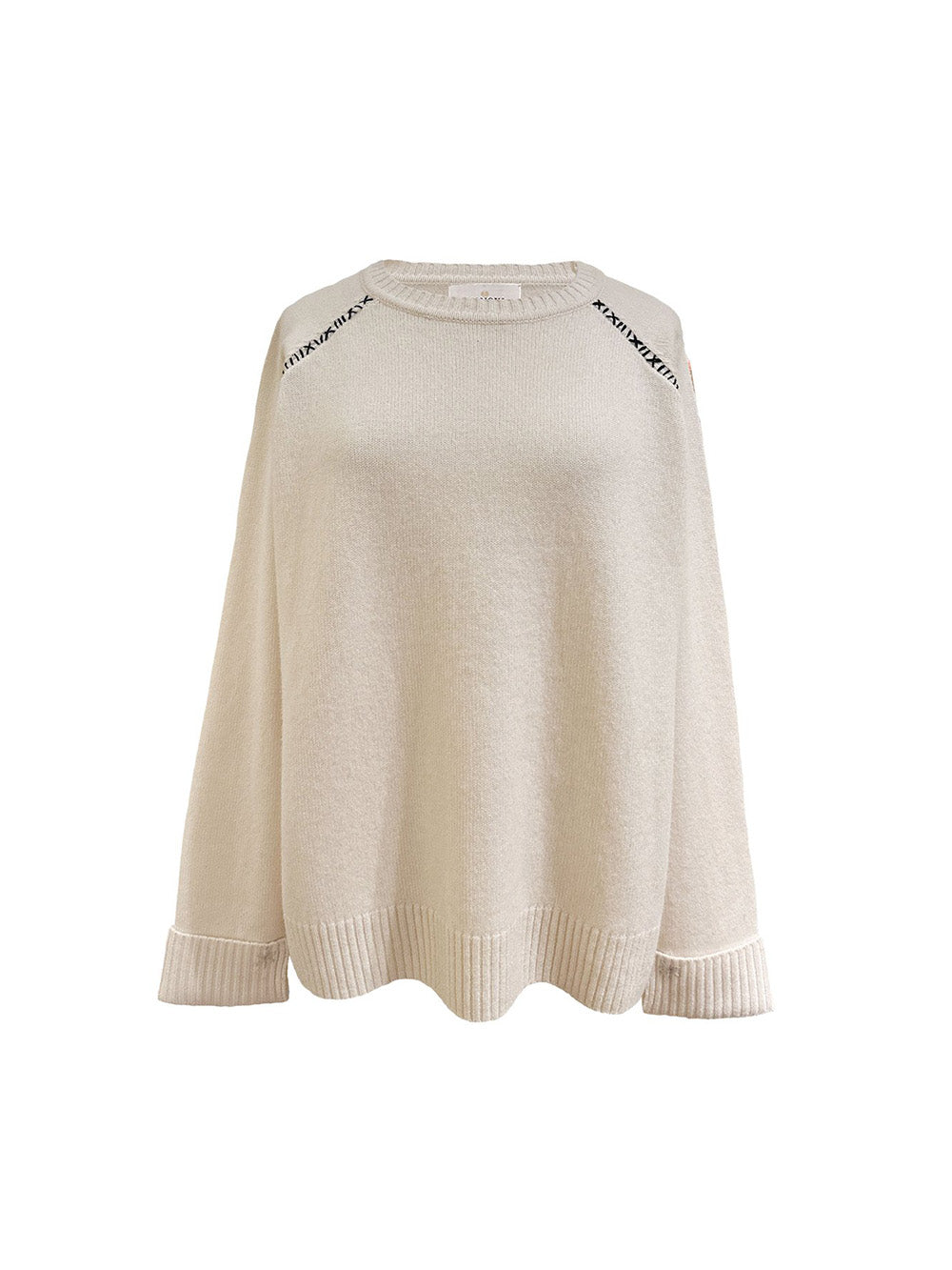 PULL CACHEMIRE SUN OFF WHITE