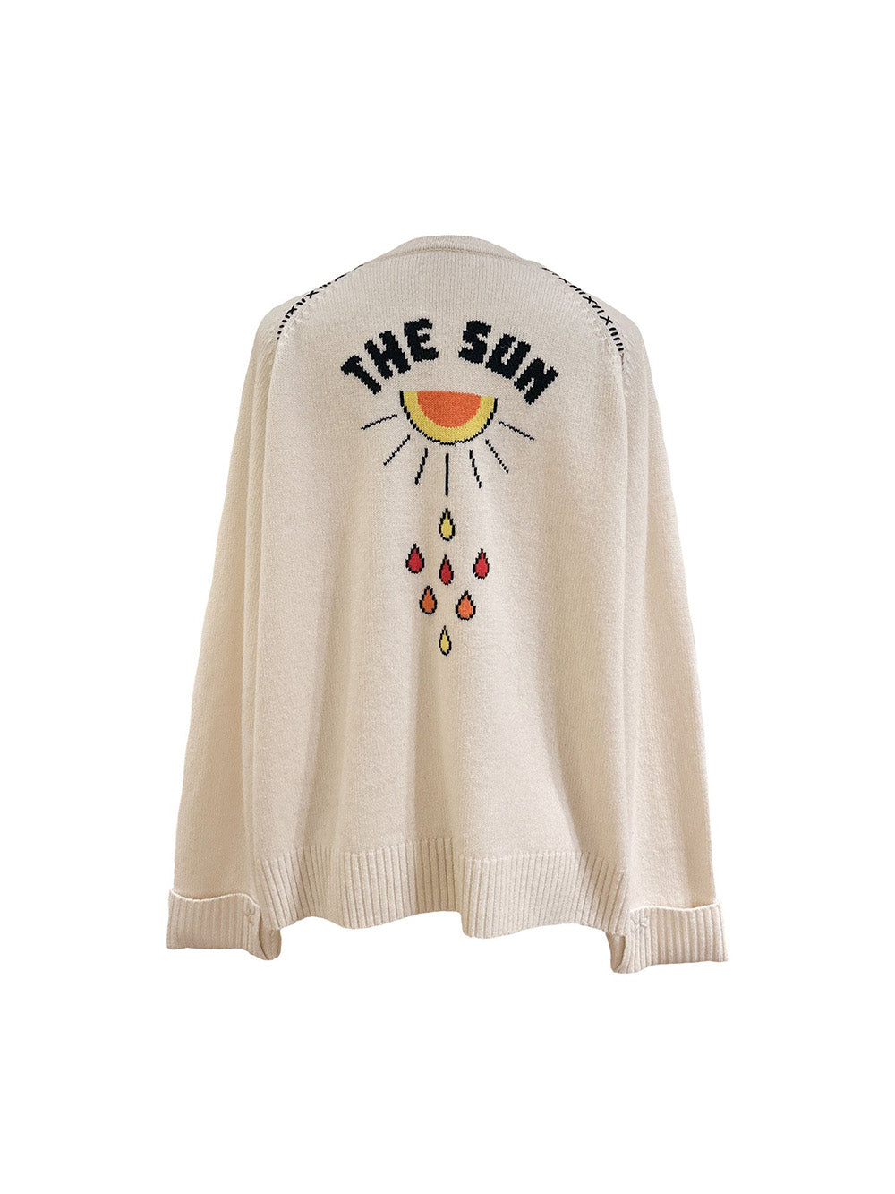 PULL CACHEMIRE SUN OFF WHITE