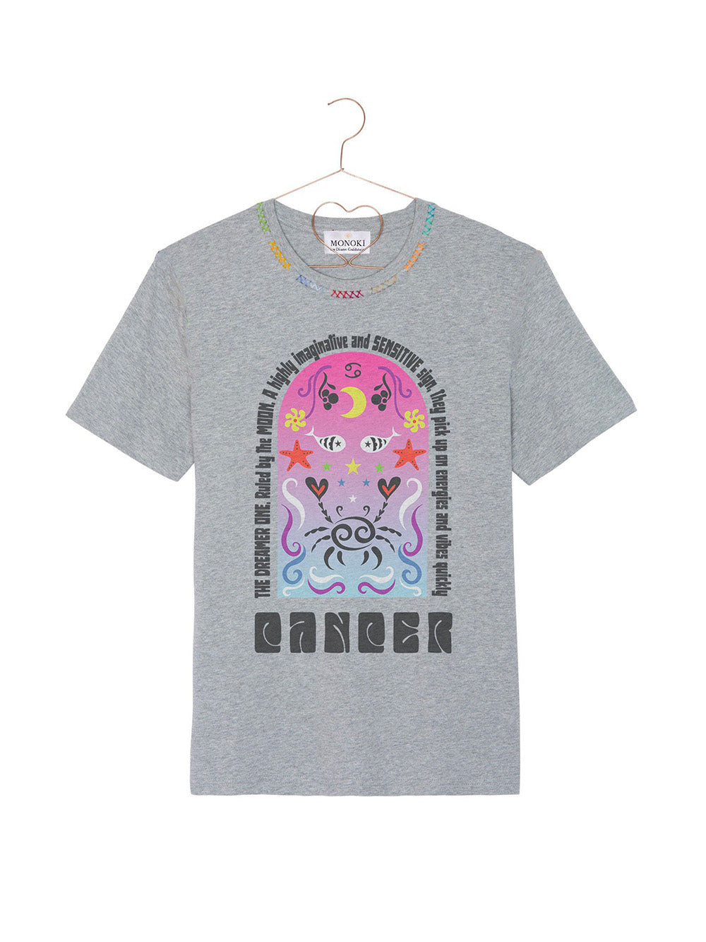 TEE SHIRT ASTRO GRIS CANCER