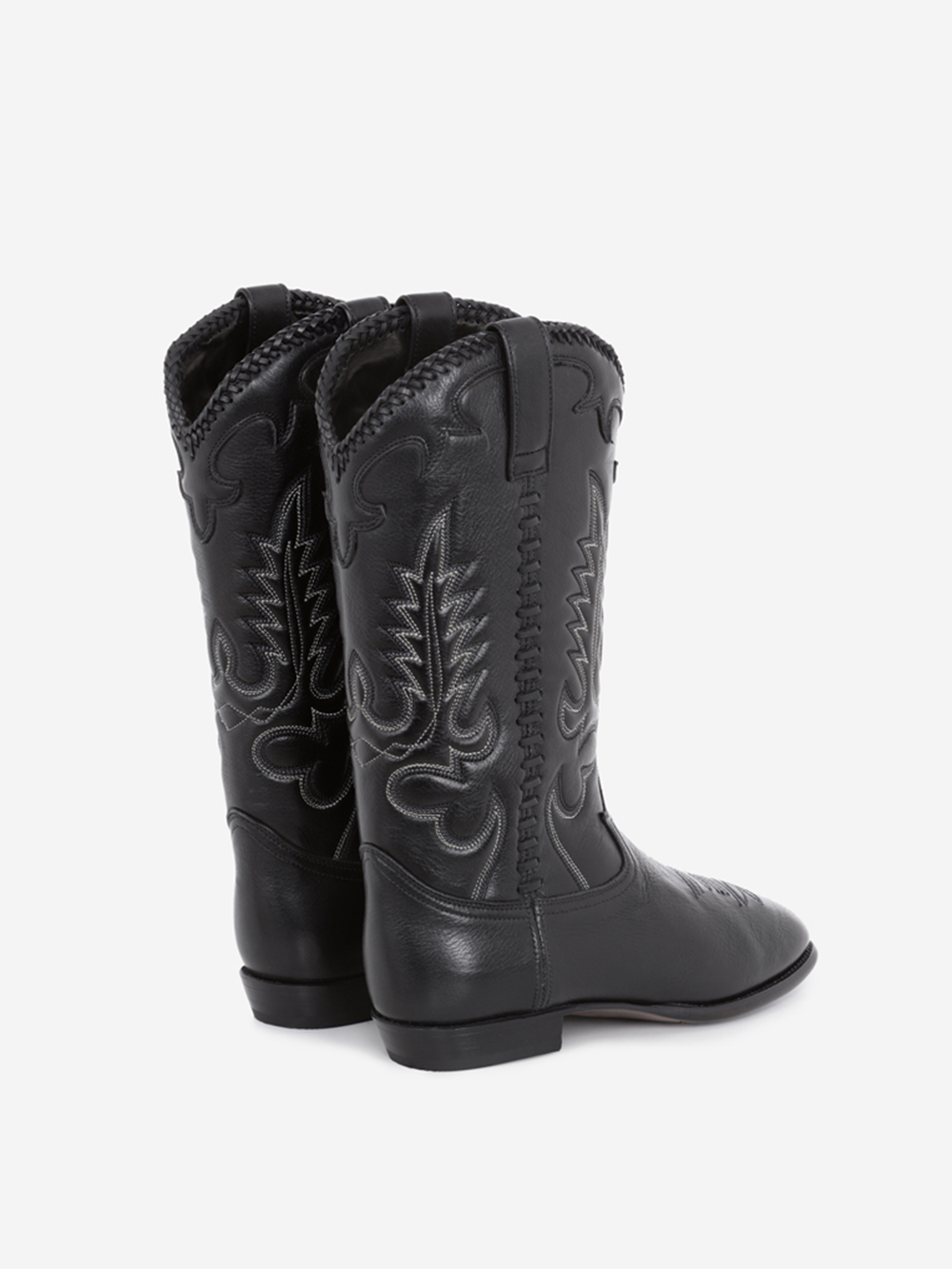 MIDNIGHT WESTERN BLACK BOOTS